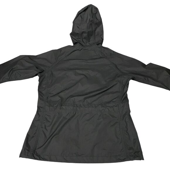 Woolrich Jacket Windbreaker Full Zip Rain Coat Hooded Women’s Small Black - Picture 16 of 16
